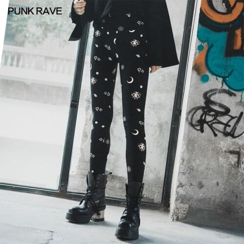 Легинсы с принтом PUNK RAVE China At AliExpress