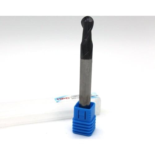 R5*10*100 of 2 flutes HRC 45 ball nose mill cutter carbide end mills CNC machine milling tools