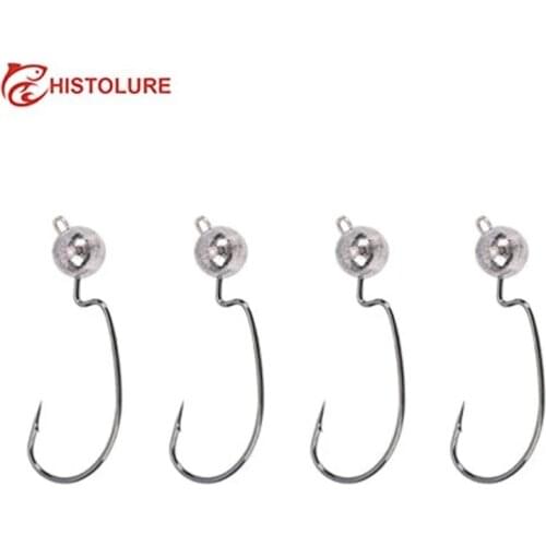 Crank Jig head hook 3.5g 5g 7g fishing hook lead Jig lure hard baits soft worm fishing tackle accessories