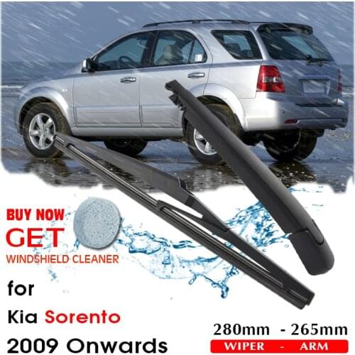 BROSHOO Car Rear Wiper Blades Back Windscreen Wiper Arm For KIA Sorento Hatchback (2009 Onwards) 280mm,Windshield Auto Styling
