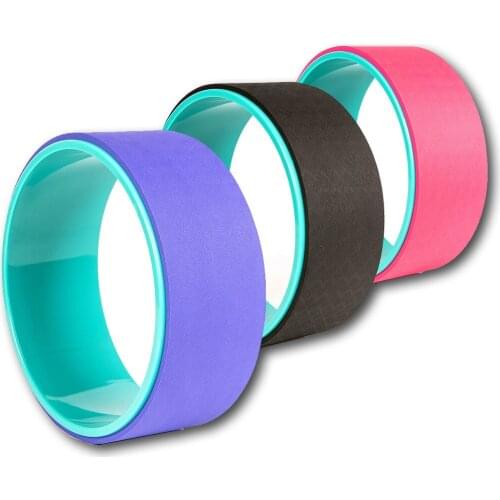 Thickened Yoga Accessories Muscle Relaxation Lower Back Bender TPE Printed Yoga Wheel Dama Wheel