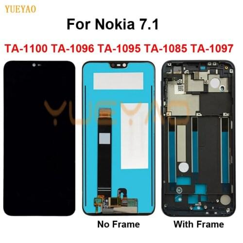 5.84" LCD Screen For Nokia 7.1 TA-1100 TA-1096 TA-1095 TA-1085 TA-1097 LCD Display Touch Screen Digitizer
