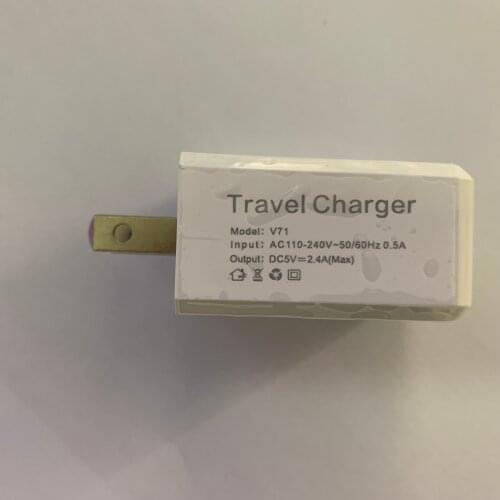 100pcs Universal 5V 2.4A US Plug USB Charger Fast Charging Adapter for iPhone samsung mobile phone