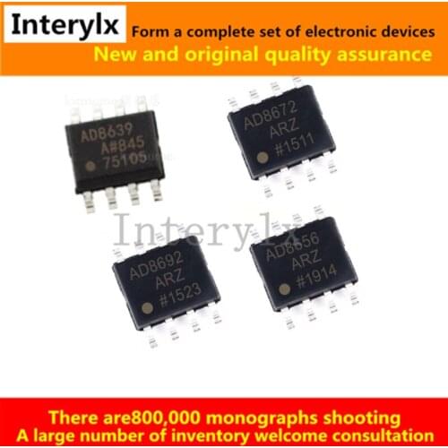 2Pcs AD8656ARZ AD8667A AD8671 AD8672 AD8676 AD8692ARZ SOIC-8 -REEL7 Chip IC professional Bom With Single Quotes