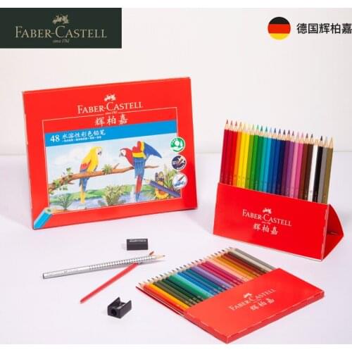 Faber castell 24 color 36 color watercolor pencils water-soluble color pencil art painting art design