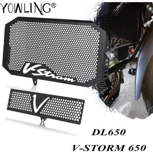 For Suzuki DL650 V-STORM VSTORM DL 650 2004 2005 2006 2007 2008 2009 2010 2011 Motorcycle Radiator Grille Guard Cover Protector