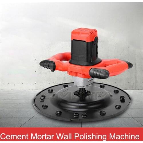 K6558 Electric Cement Mortar Trowel Portable Hand-held Electric Sander Wall Polishing Machine Cement Polishing Machine 220V/50HZ