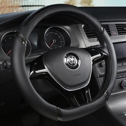 D Shape Steering Wheel Cover PU Leather for Nissan Rogue /Rogue Sport 2016 2017 2018 2019 2020 X-Trail 2017-2020 Car Styling