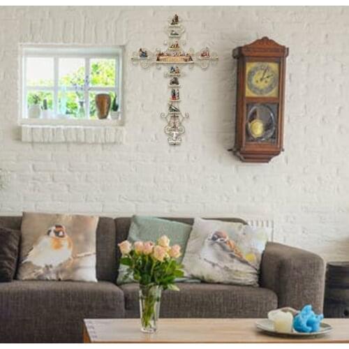 The Life of Christ Cross Wall Sticker Collection Display DIY Decals Religious Bible Accessories Christian Gifts