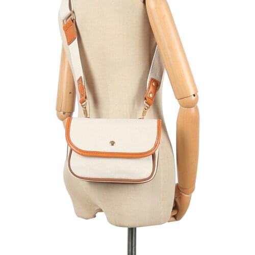 Small solid color canvas bag 2021 new lady wallet designer handbag luxury brand shoulder bag messenger handbag