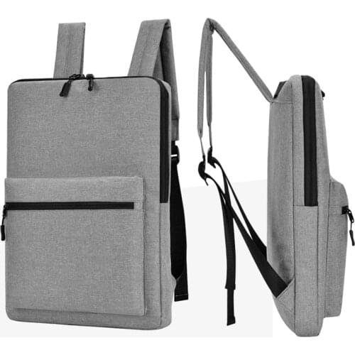 Fashionable and simple 15.6-inch laptop backpack ultra-thin mens backpack college student school bag casual business bag