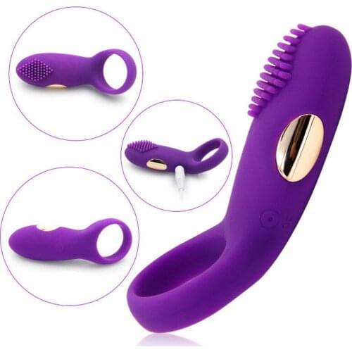 Male Penis Ring Lock Ring Usb Charging Vibration Lock Sperm Ring Delayed Ejaculation Male Masturbation Sex Products for Men