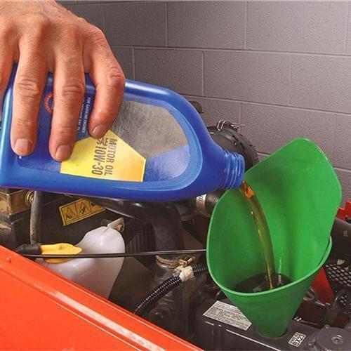General Flexible Draining Tool Funnel Plastic Oil Guide Plate Oil Draining Tool Foldable Refueling Long Mouth Gasoline