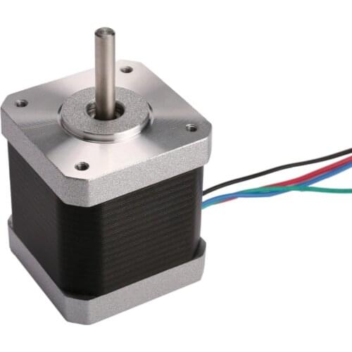 Germany Stock Wantai Nema1 PC 17 Stepper Motor 42BYGHW804 4500G.CM 48mm 1.2A 4-Lead CE ROHS ISO CNC Mill 3D Printer Machine