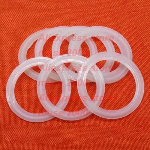 Silicone rubber gasket 19-219mm dia vacuum tube clamp Vacuum bellows clamps flange connector bracket fastener