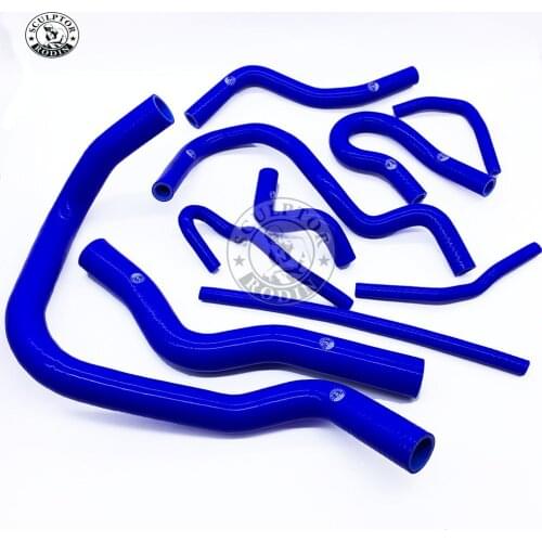 Silicone Radiator Hose Fit For HONDA CIVIC EK3 B16 B18 K8 92-98 (10 PCS) red/blue/black