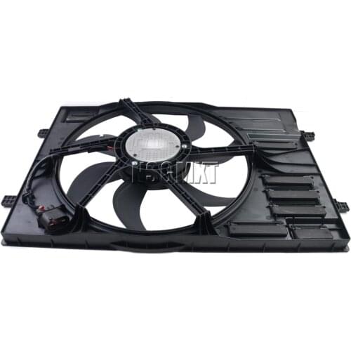 AP01 Radiator Cooling Fan Assembly for Volkswagen Golf GTI Audi A3 2.0L 4-DOOR l4 GAS 5Q0121205AD 5Q0959455J