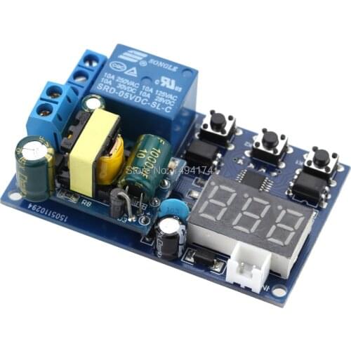 WQScosea Q8S-115 AC 110V 220V Self-lock Delay Timing Cycle Timer Relay Trigger Delay Time Switch PLC Home Automation Module