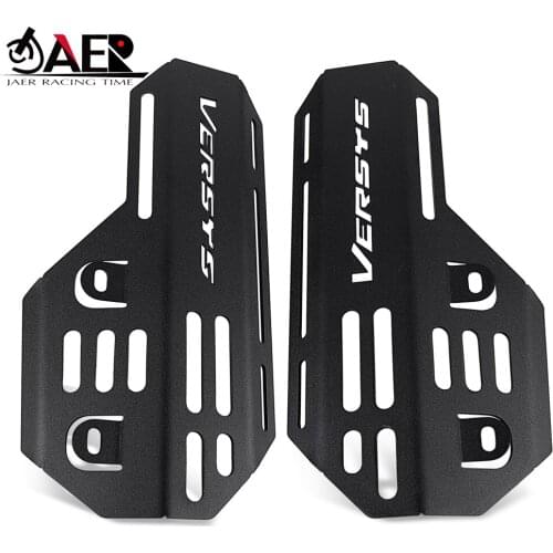 JAER Front Shock Absorber Spillplate Fork Absorption Guard Protector Leg Cover Board for Kawasaki VERSYS 650 1000 2015-2020