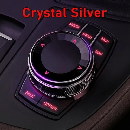 1set Crystal/Ceramics for Mini Cooper F56 F54 F55 F57 F60 Coupe S Jcw Accessories Car Styling Multimedia Buttons Cover Stickers