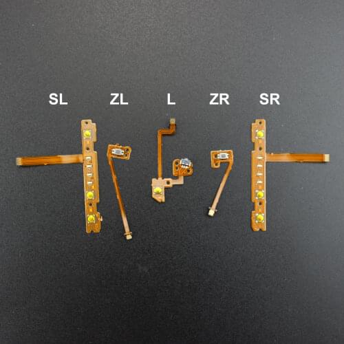 ChengHaoRan 1x Replacement For Nintendo Switch Joy-Con ZR ZL L SL SR Button Key Ribbon Flex Cable On Off Volume Button Connector