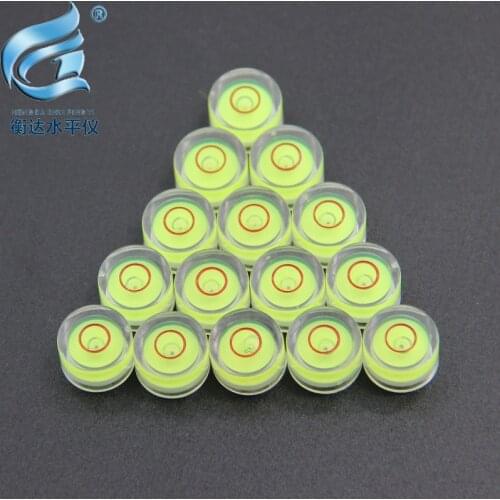 100 Pieces/Lot) 12 * 7.5mm bubble level high precision level round level bubble