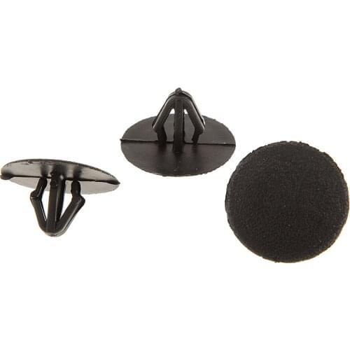 20XBlack Plastic Shield and Push Type Retainer for Hyundai 81126-37010