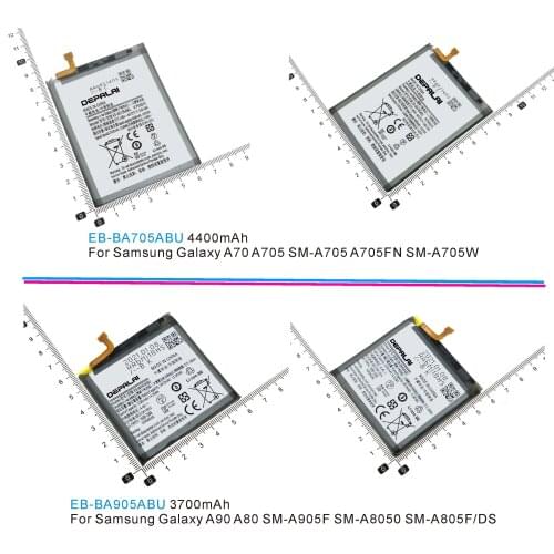 EB-BA705ABU EB-BA905ABU Battery For Samsung Galaxy A70 A705 SM-A705 A705FN SM-A705W A90 A80 SM-A905F SM-A8050 SM-A805F/DS