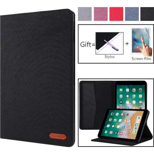 Premium Leather Case For Apple New iPad 9.7 2017 & 2018 Luxury Stand Folio Flip Skin Magnetic Smart Cover Case for iPad Air 1 2