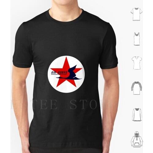 Air Koryo T Shirt Diy Big Size 100% Cotton Air Airplane Koryo Worst Airplane Flight Star Communist Trump South Funny Plane Fly