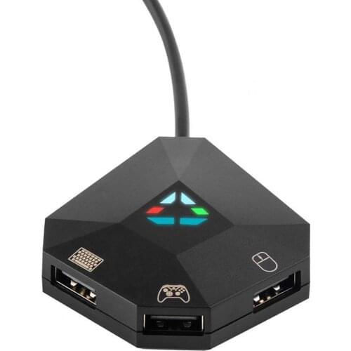 Wired Keyboard Mouse Converter Quick Transmission Widely Compatible Non-delayed USB Adapter for Switch PS3/4es Xbox One Xbox 360