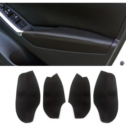 For Mazda CX-5 2012 2013 2014 2015 Car Door Panel Armrest Microfiber Leather Cover