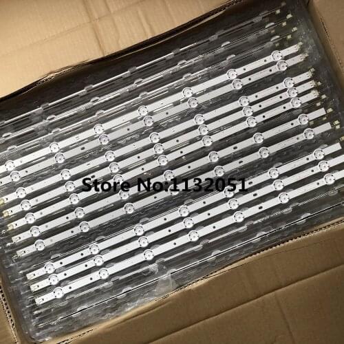 New kit) 10 PCS LED backlight Strip Set for Vi zio D58u-D3 SVG580A02L(5pcs) SVG580A02R(5pcs) SVG580A02 REV03 7LED R L