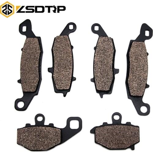 Motorcycle Parts Copper Based Sintered Motor Front & Rear Brake Pads For Suzuki DL650 DL 650 KLE 650 2004-2013 Brake Disk
