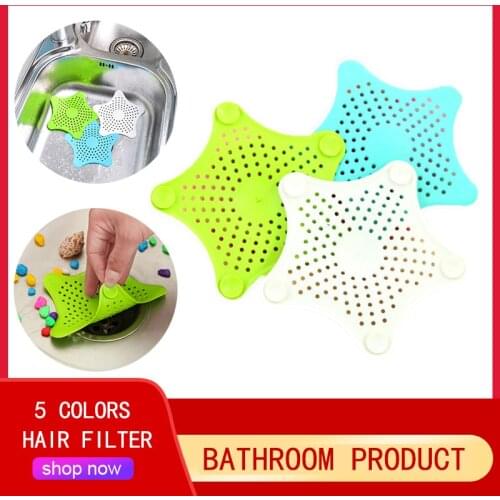 Sink Strainer Hair Trap Shower Sewer Plug Hole Anti-clogging Waste Catcher Hair Stopper Household Bathroom Supplies Dropshipping