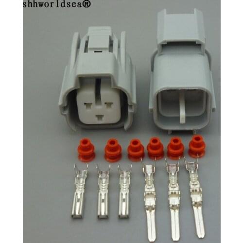 Shhworldsea 3pin 6189-0131 3 Pin Female Male Auto Car Connector Automotive Plug Camshaft Sensor Socket For Toyota