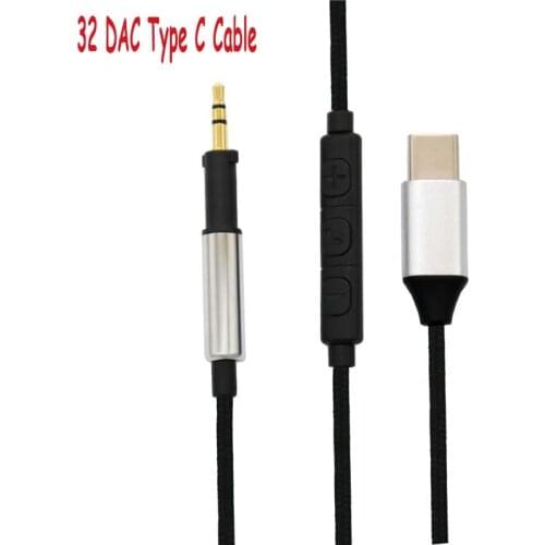 USB Type C to 2.5mm Replacement Cable for AKG K450 K451 K452 Q460 K480 Headphone Headset AUX Cable Type-C Cable Cords with MIC