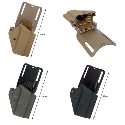 Tactical Airsoft TMC NEW G17 19 Kydex Belt Holster Drop Adapter Quick Release Holster Set for Glock RD Ver