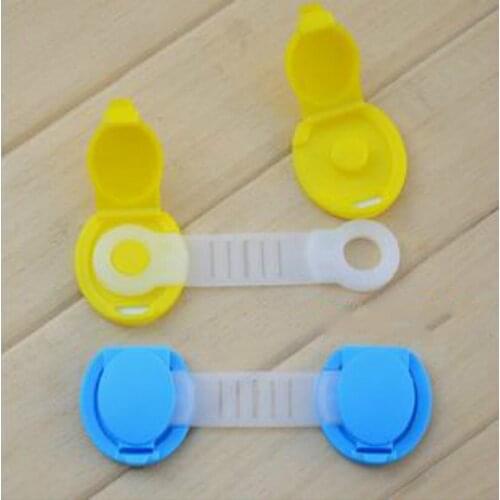 Colors Short Lock Style Baby Safety Products Protection Kids Cabinet Drawer Refrigerator Locks & Straps 30pcs/lot About 9*3.2cm