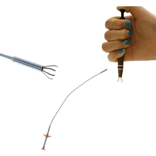 1PCS Bend Curve Grabber Spring Grip Tool For Home Garden Usage 60cm 115mm 4 Claw Flexible Long Reach Pick Up Tool