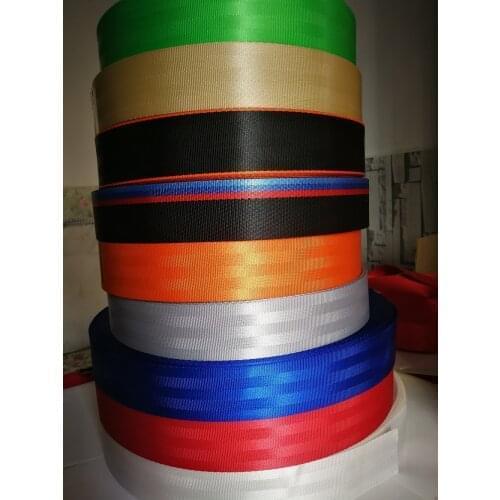 19 Colors 30 Meters Car Seat Belt Webbing 3C standard Universal Car Personalized Modification Seat Belt Webbing Car Accessories