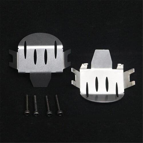 2pcs Stainless steel Car Axle Guard Protective Plate For Axial 1/10 RBX10 Ryft RC Car Off-Road Car