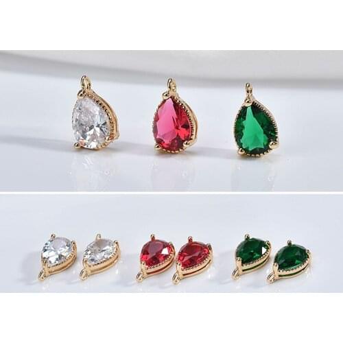 20pcs/lot color Zircon decoration geometry shape alloy floating locket charms diy jewelry bracelet/keychain pendants accessory
