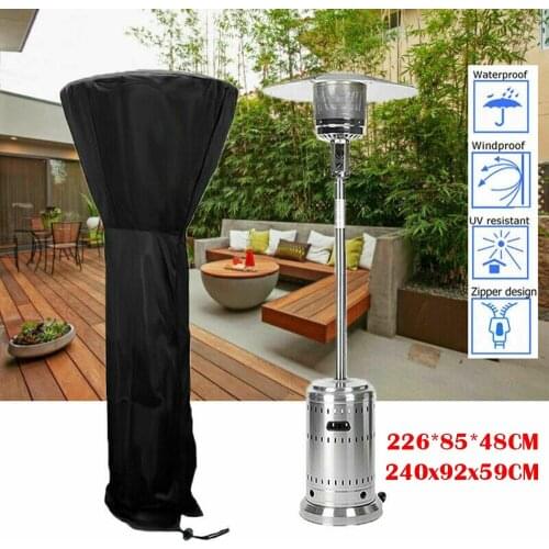 210D Waterproof Pyramid Gas Heater Cover Outdoor Garden Furniture Protector Outside Patio Heater Dustproof All-Purpose Covers