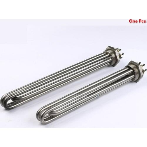 230 - 350mm 3/6/9/12KW Submersible Water Heater Tubular Water Heater for Water Tank With Double U Type Heater Element 220V/380V