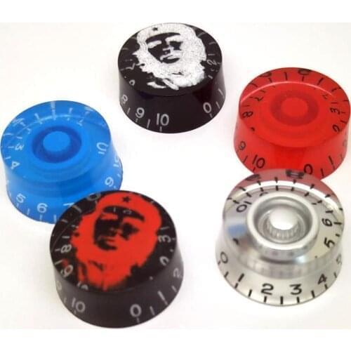 4 Pcs Acrylic Guitar Bass Volume Tone Speed Control Knobs for LP SG EPI Gison style Electric Guitar Replacement