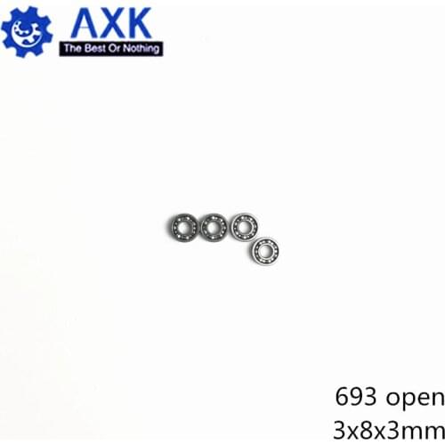 693 OPEN Bearing 3*8*3 mm ( 10 PCS ) ABEC-5 Miniature High Precision Level instrument 693 OPEN Ball Bearings
