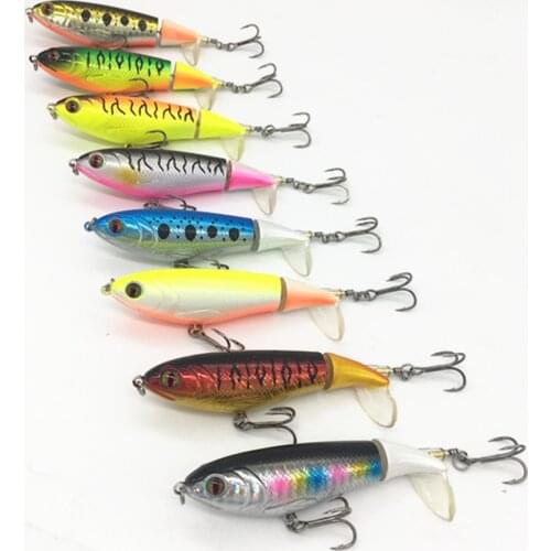 9cm/15g Whopper plopper Popper Topwater Fishing Lure Artificial Bait Hard Plopper Soft Rotating Tail Fishing Wobblers Pesca Geer