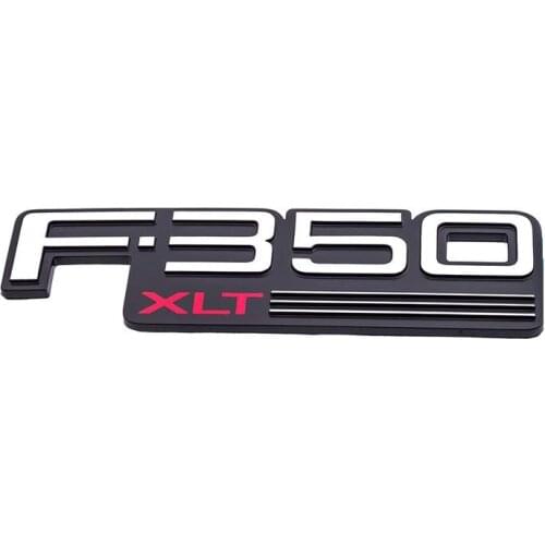 ABS Plastic F350 F-350 F-350XLT F350XLT Car Sticker Emblem Badge Embleme Emblema
