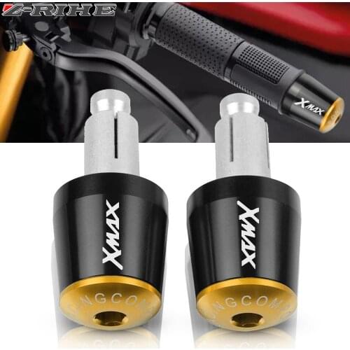 Motorcycle Accessories for XMAX 7/8" 22MM Handlebar Hand Grips Handle Bar End Cap For Yamaha xmax 125 250 300 400 X MAX 2017